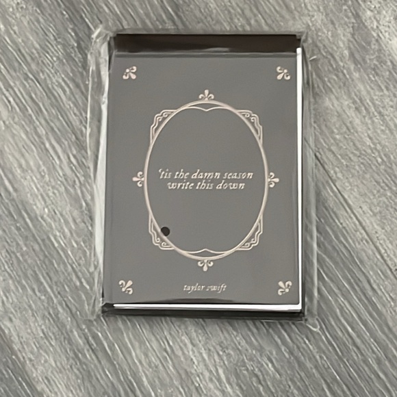 NEW 💛 Taylor Swift Evermore ‘Tis The Damn Season Write This Down’ Notebook - Picture 5 of 5